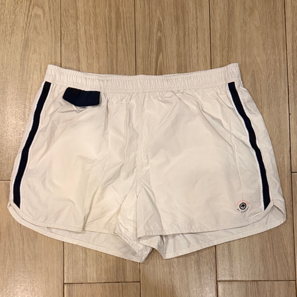 *B2G1* Sundry Cream Shorts with Navy Details